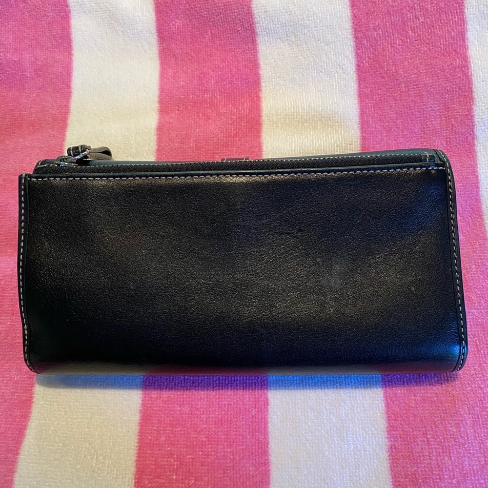 Coach black leather wallet - Picture 5 of 7